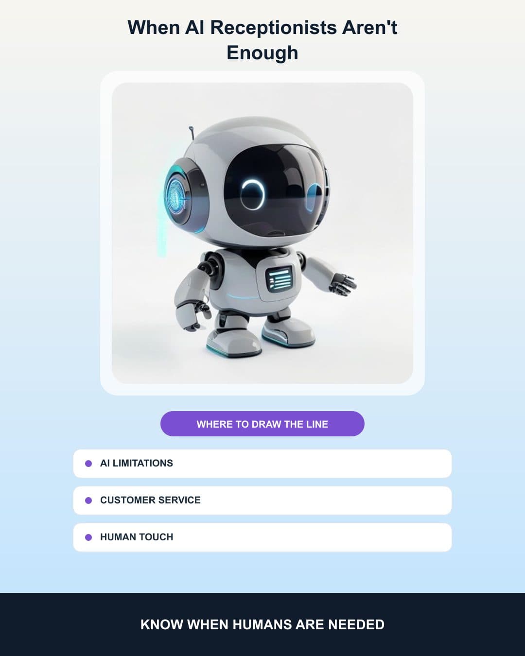When AI Receptionists Aren't Enough