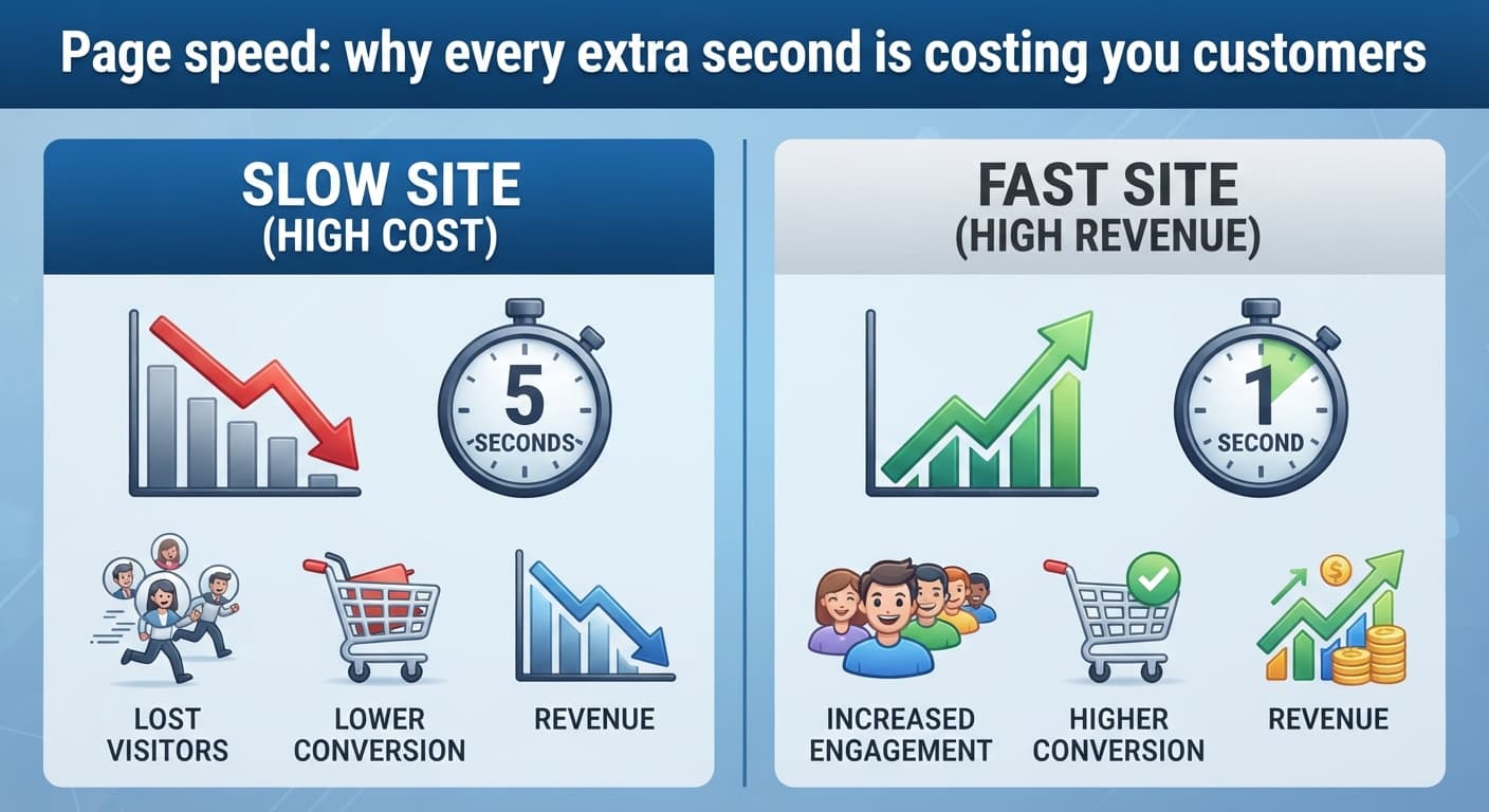 Page speed: why every extra second is costing you customers