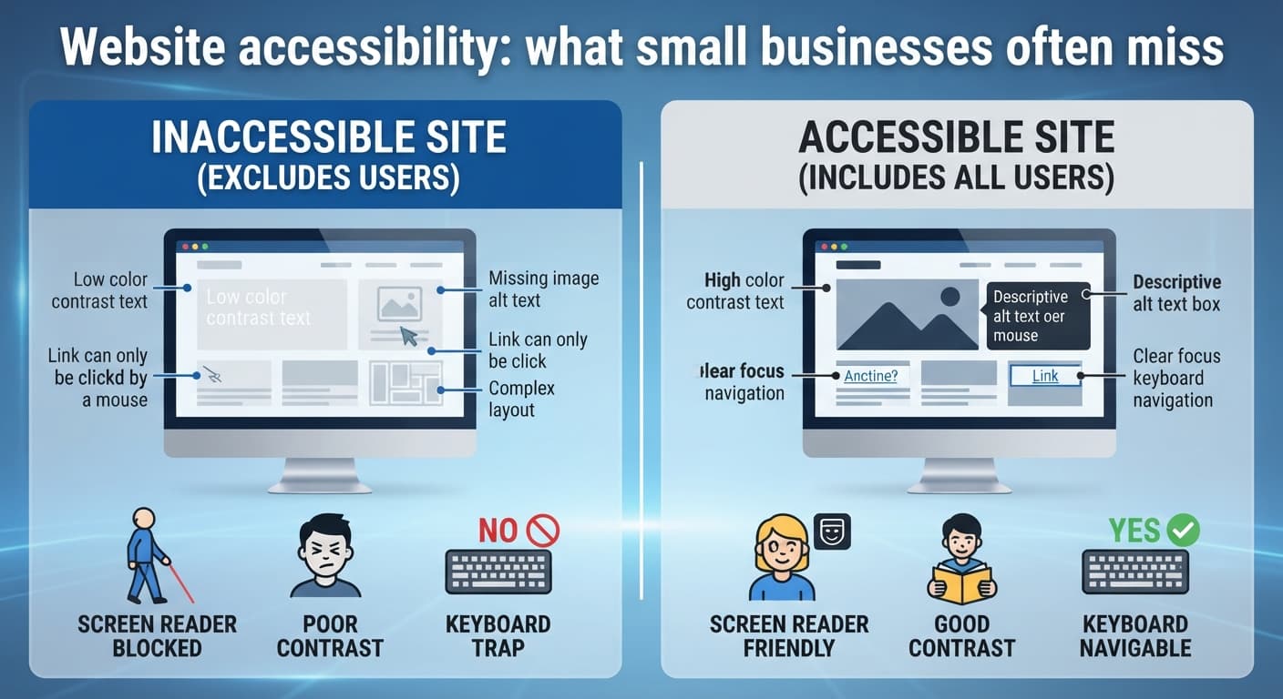 Website accessibility: what small businesses often miss