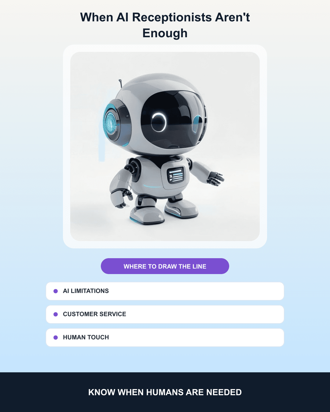 When AI Receptionists Aren't Enough